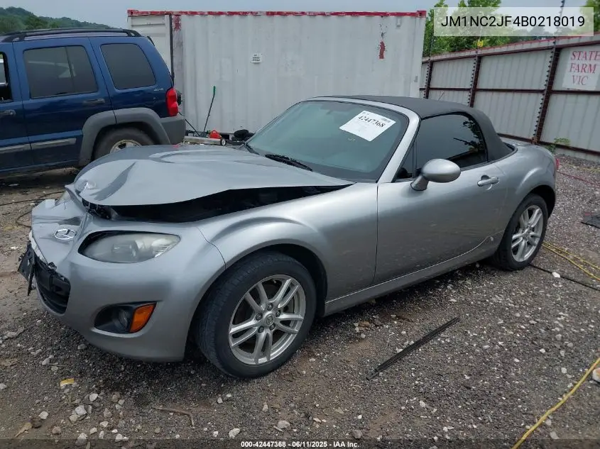 2011 Mazda Mx-5 Miata Sport VIN: JM1NC2JF4B0218019 Lot: 42447368