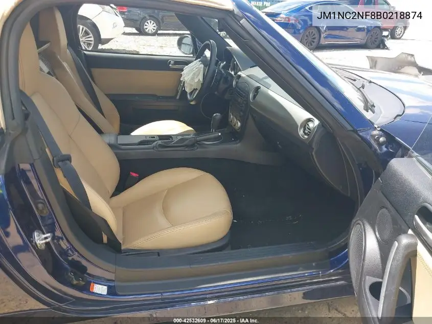 2011 Mazda Mx-5 Miata Grand Touring VIN: JM1NC2NF8B0218874 Lot: 42532609
