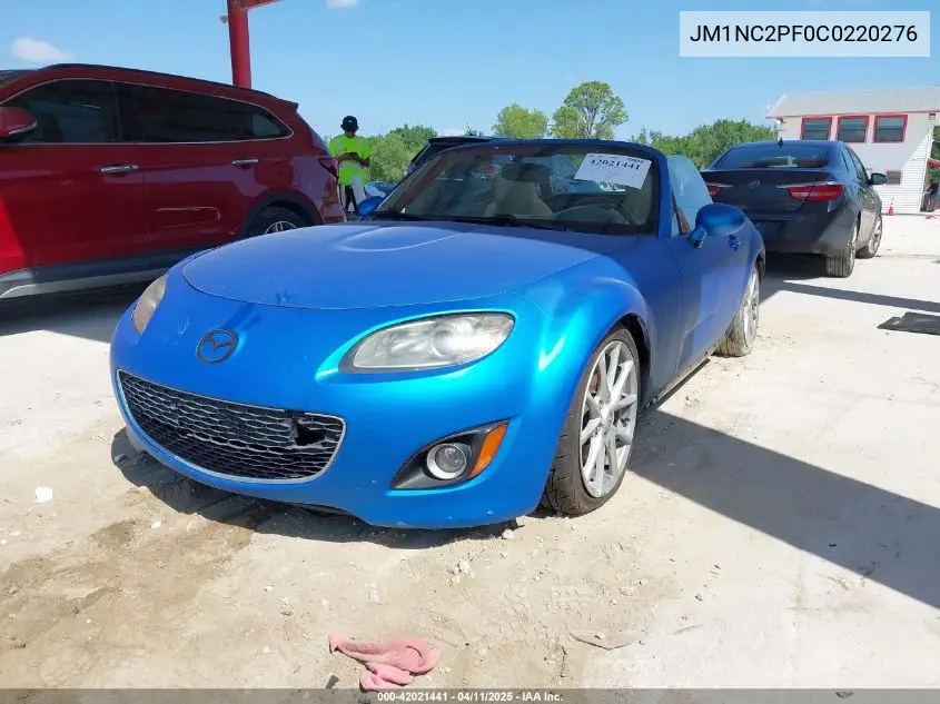 2012 Mazda Mx-5 Miata Grand Touring VIN: JM1NC2PF0C0220276 Lot: 42021441