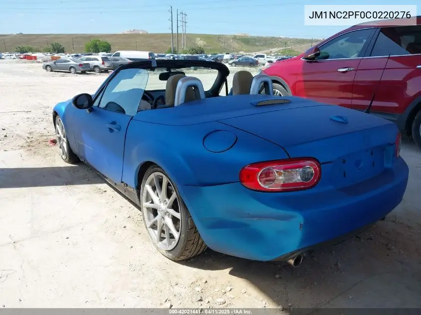 2012 Mazda Mx-5 Miata Grand Touring VIN: JM1NC2PF0C0220276 Lot: 42021441
