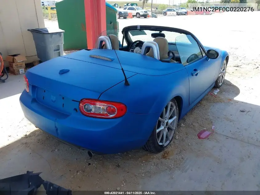 2012 Mazda Mx-5 Miata Grand Touring VIN: JM1NC2PF0C0220276 Lot: 42021441