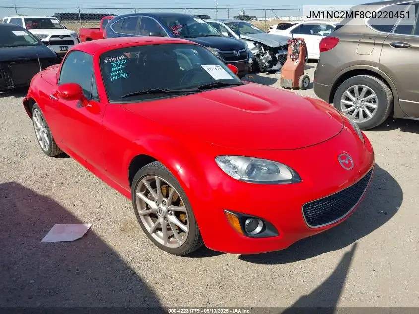 2012 Mazda Mx-5 Miata Touring VIN: JM1NC2MF8C0220451 Lot: 42231779
