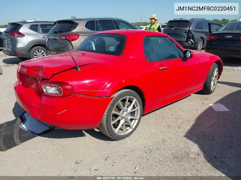 2012 Mazda Mx-5 Miata Touring VIN: JM1NC2MF8C0220451 Lot: 42231779