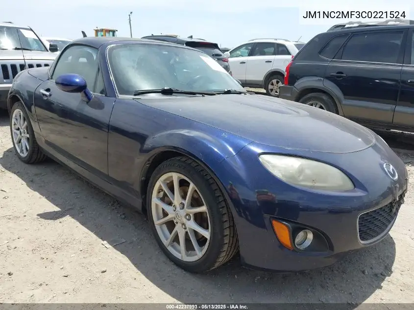 2012 Mazda Mx-5 Miata Touring VIN: JM1NC2MF3C0221524 Lot: 42237993