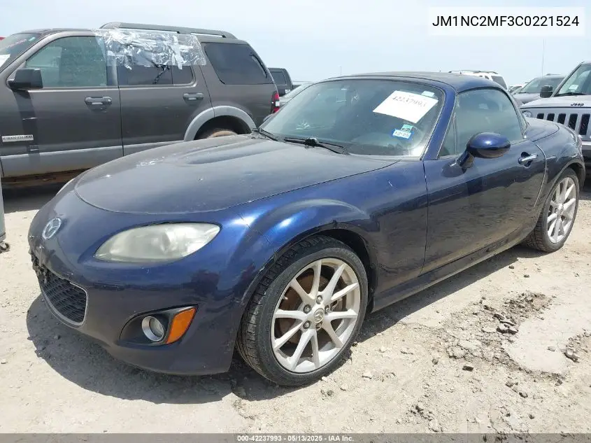 2012 Mazda Mx-5 Miata Touring VIN: JM1NC2MF3C0221524 Lot: 42237993