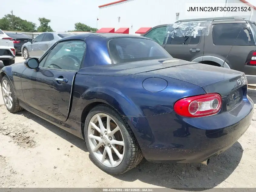2012 Mazda Mx-5 Miata Touring VIN: JM1NC2MF3C0221524 Lot: 42237993