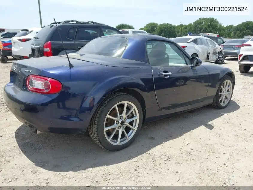2012 Mazda Mx-5 Miata Touring VIN: JM1NC2MF3C0221524 Lot: 42237993