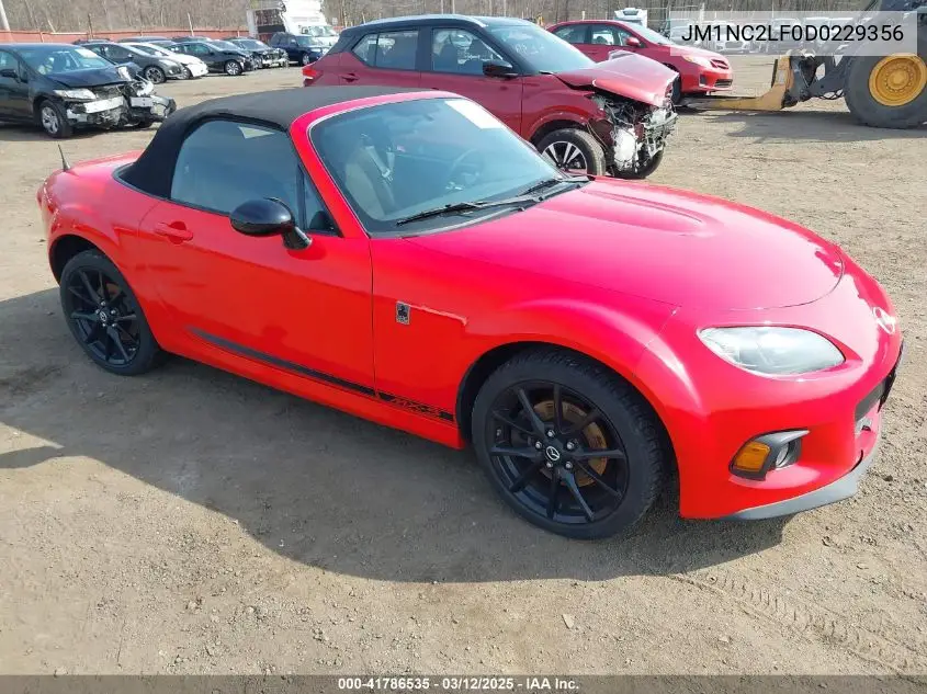 2013 Mazda Mx-5 Miata Club VIN: JM1NC2LF0D0229356 Lot: 41786535