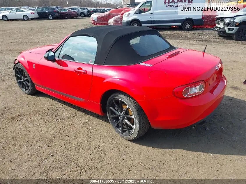 2013 Mazda Mx-5 Miata Club VIN: JM1NC2LF0D0229356 Lot: 41786535