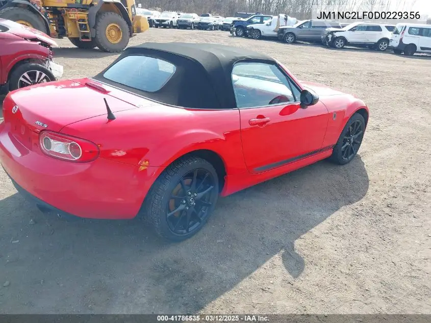 2013 Mazda Mx-5 Miata Club VIN: JM1NC2LF0D0229356 Lot: 41786535