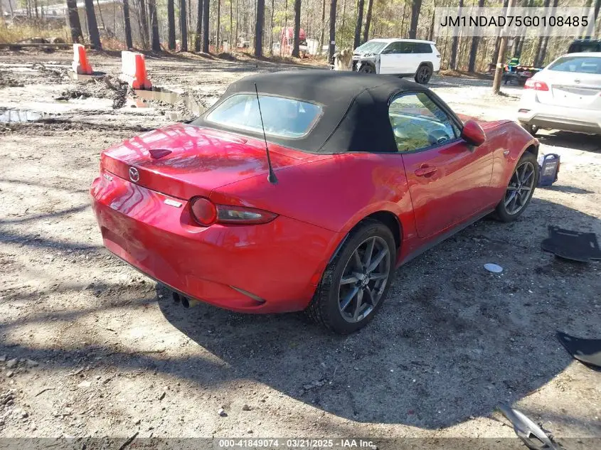 2016 Mazda Mx-5 Miata Grand Touring VIN: JM1NDAD75G0108485 Lot: 41849074