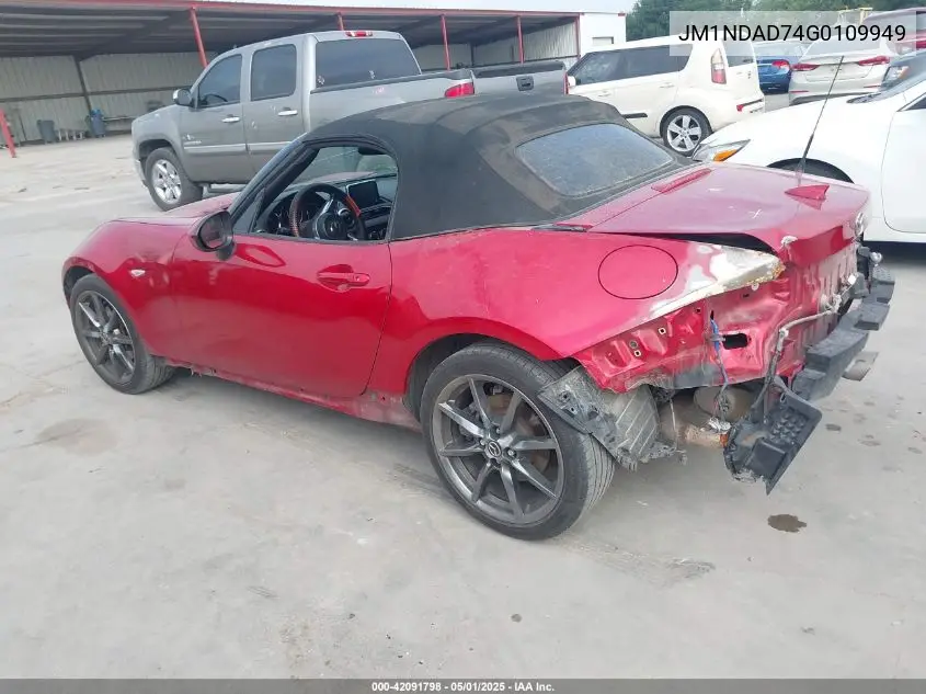 2016 Mazda Mx-5 Miata Grand Touring VIN: JM1NDAD74G0109949 Lot: 42091798
