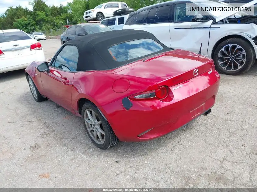 2016 Mazda Mx-5 Miata Sport VIN: JM1NDAB73G0108195 Lot: 42225535