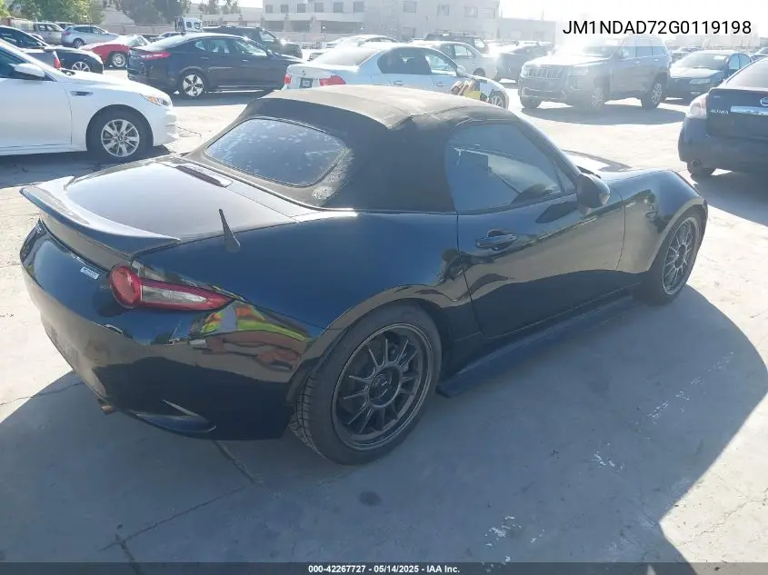2016 Mazda Mx-5 Miata Grand Touring VIN: JM1NDAD72G0119198 Lot: 42267727