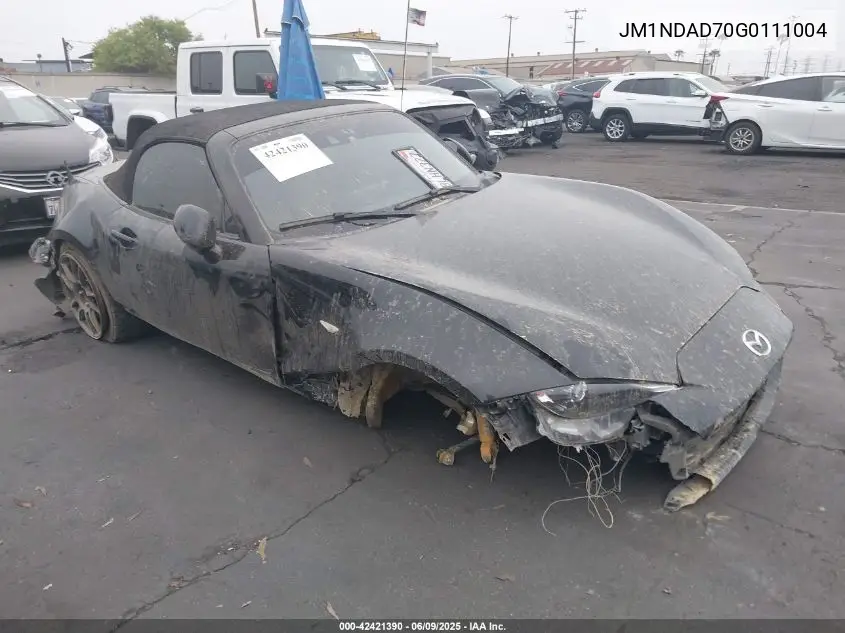 2016 Mazda Mx-5 Miata Grand Touring VIN: JM1NDAD70G0111004 Lot: 42421390