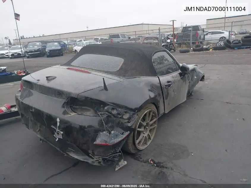2016 Mazda Mx-5 Miata Grand Touring VIN: JM1NDAD70G0111004 Lot: 42421390