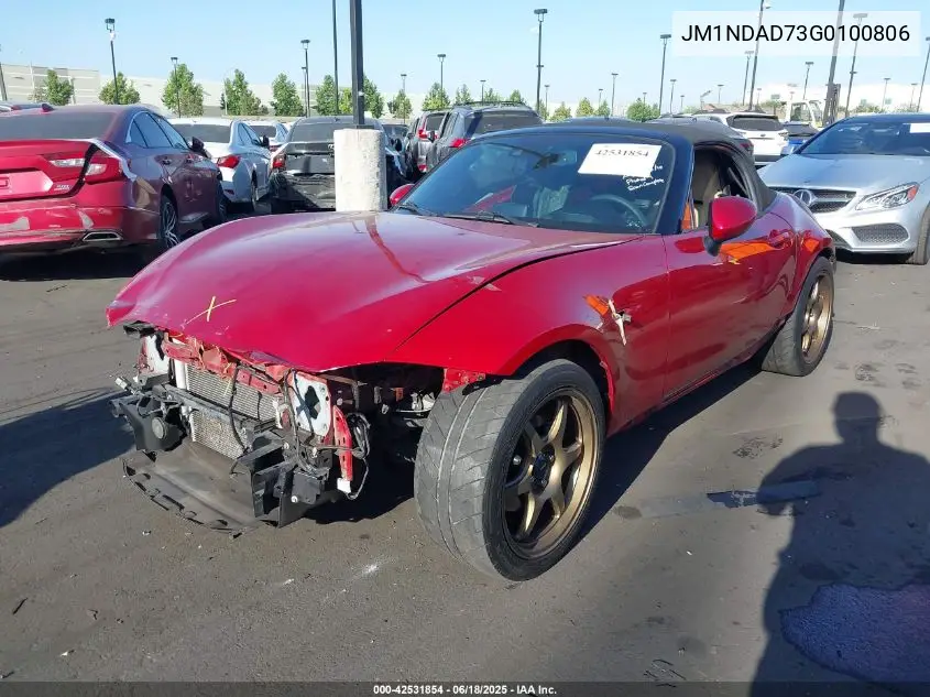 2016 Mazda Mx-5 Miata Grand Touring VIN: JM1NDAD73G0100806 Lot: 42531854