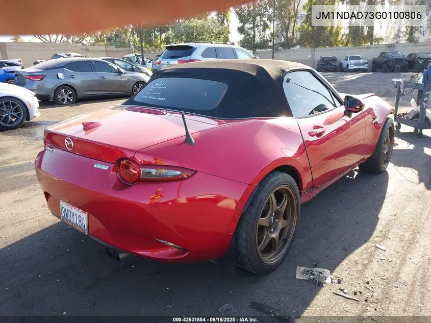 2016 Mazda Mx-5 Miata Grand Touring VIN: JM1NDAD73G0100806 Lot: 42531854