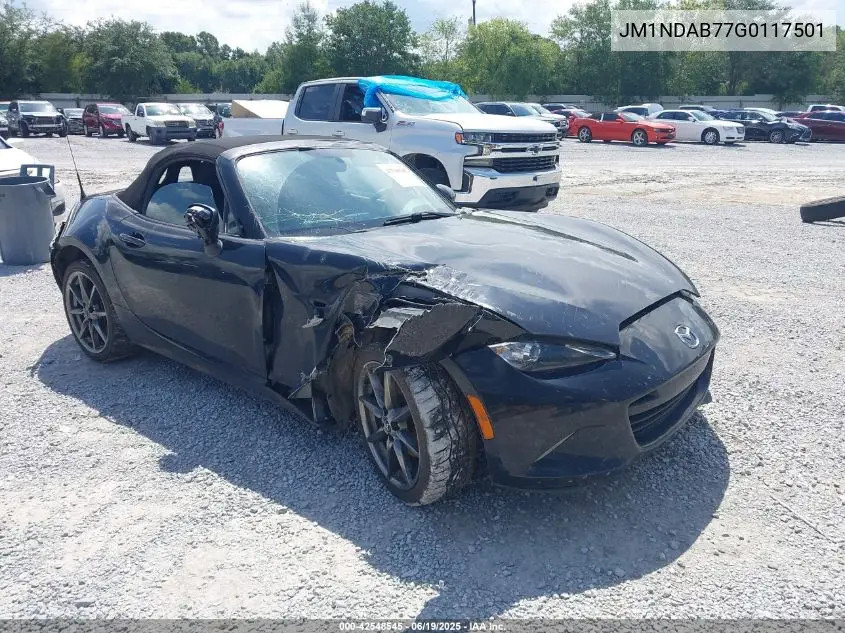 2016 Mazda Mx-5 Miata Sport VIN: JM1NDAB77G0117501 Lot: 42548545
