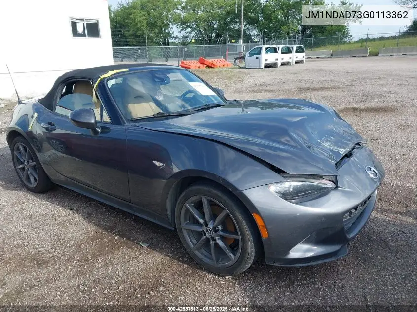 2016 Mazda Mx-5 Miata Grand Touring VIN: JM1NDAD73G0113362 Lot: 42557513