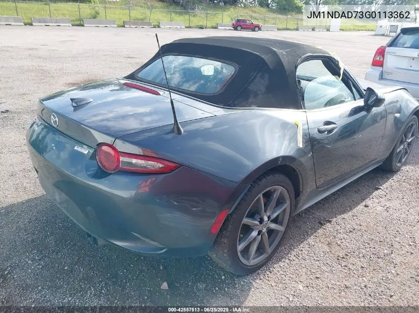 2016 Mazda Mx-5 Miata Grand Touring VIN: JM1NDAD73G0113362 Lot: 42557513