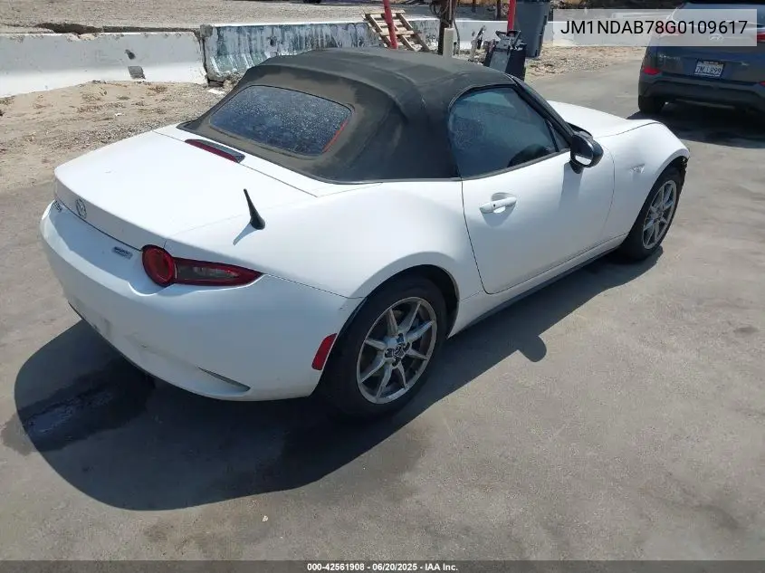 2016 Mazda Mx-5 Miata Sport VIN: JM1NDAB78G0109617 Lot: 42561908