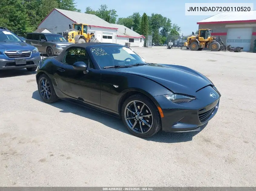 2016 Mazda Mx-5 Miata Grand Touring VIN: JM1NDAD72G0110520 Lot: 42563522