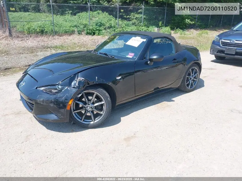 2016 Mazda Mx-5 Miata Grand Touring VIN: JM1NDAD72G0110520 Lot: 42563522