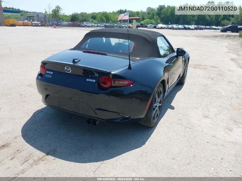 2016 Mazda Mx-5 Miata Grand Touring VIN: JM1NDAD72G0110520 Lot: 42563522