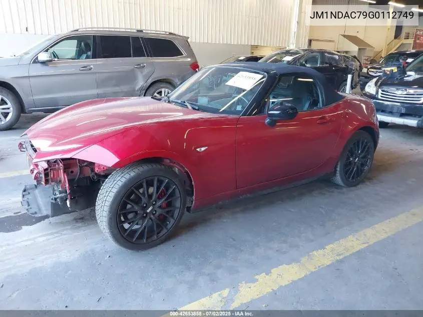 2016 Mazda Mx-5 Miata Club VIN: JM1NDAC79G0112749 Lot: 42653858