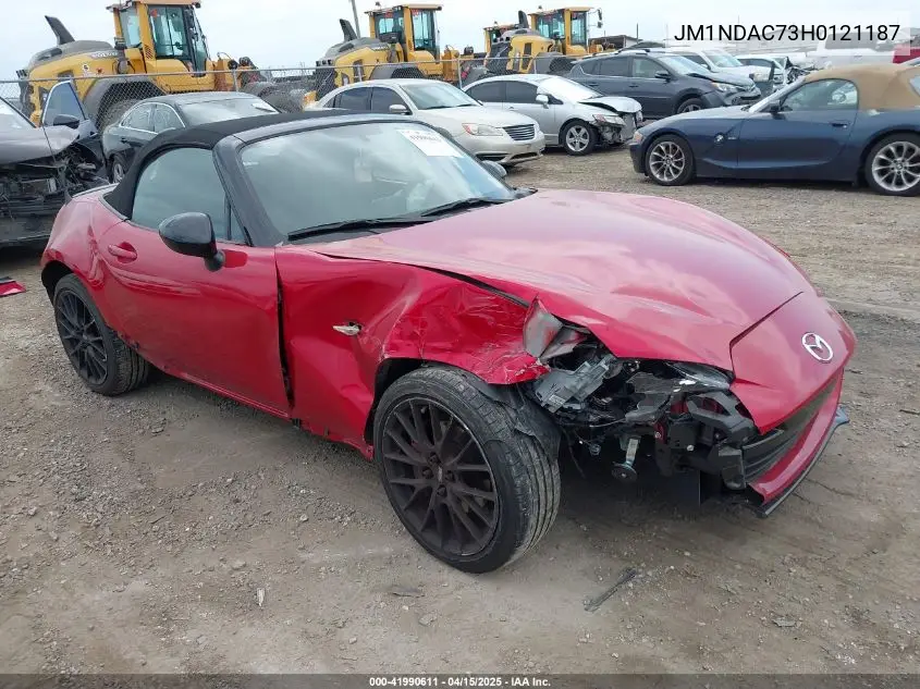 2017 Mazda Mx-5 Miata Club VIN: JM1NDAC73H0121187 Lot: 41990611