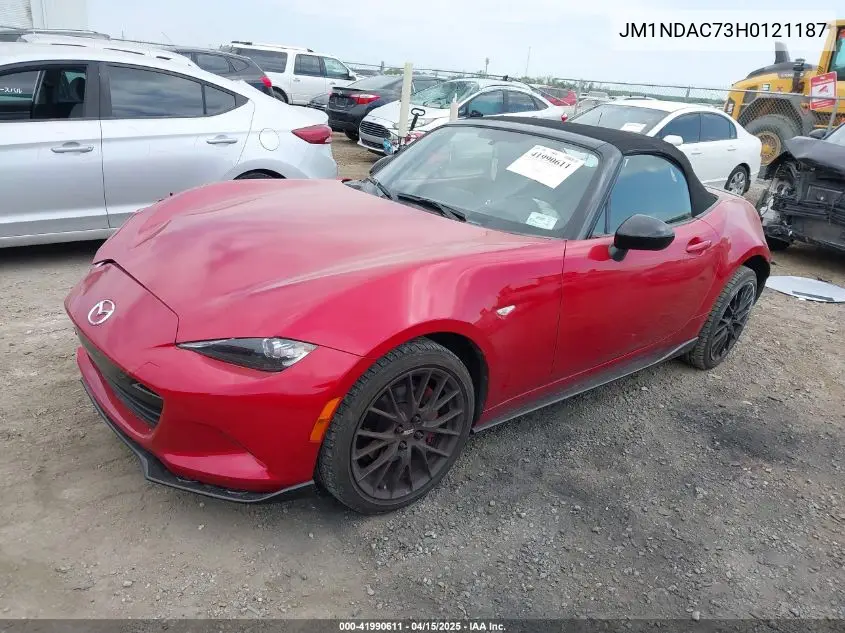 2017 Mazda Mx-5 Miata Club VIN: JM1NDAC73H0121187 Lot: 41990611