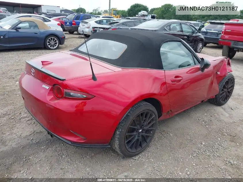 2017 Mazda Mx-5 Miata Club VIN: JM1NDAC73H0121187 Lot: 41990611