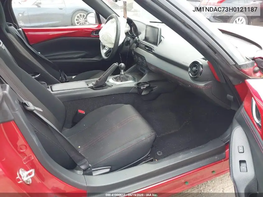 2017 Mazda Mx-5 Miata Club VIN: JM1NDAC73H0121187 Lot: 41990611