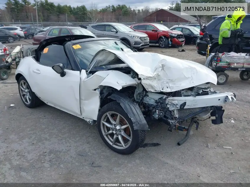 2017 Mazda Mx-5 Miata Sport VIN: JM1NDAB71H0120573 Lot: 42050087