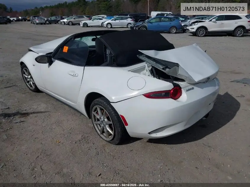 2017 Mazda Mx-5 Miata Sport VIN: JM1NDAB71H0120573 Lot: 42050087