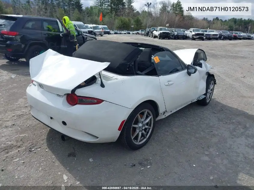 2017 Mazda Mx-5 Miata Sport VIN: JM1NDAB71H0120573 Lot: 42050087