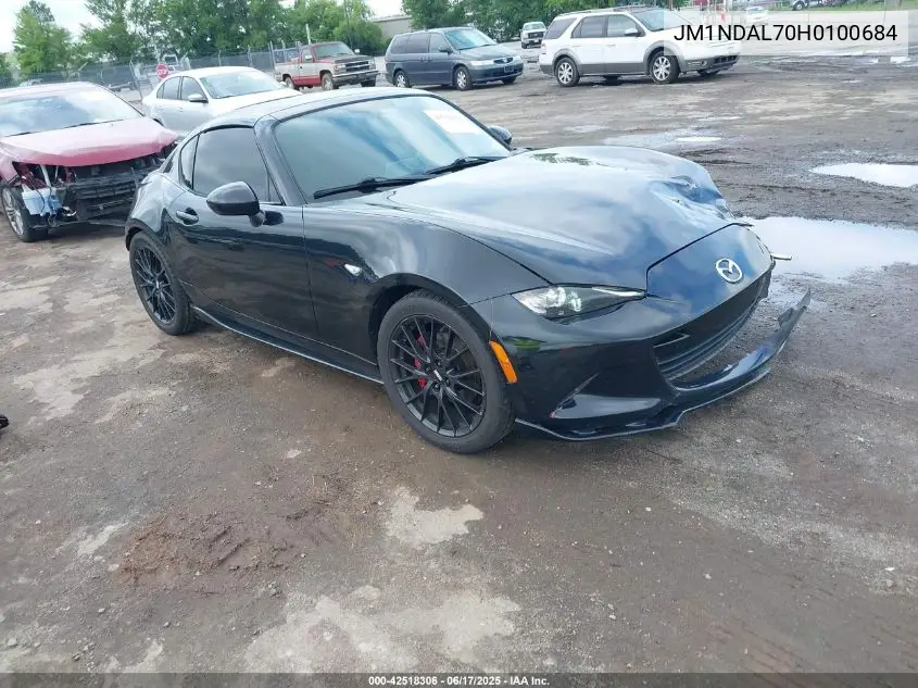 2017 Mazda Mx-5 Miata Rf Club VIN: JM1NDAL70H0100684 Lot: 42518306