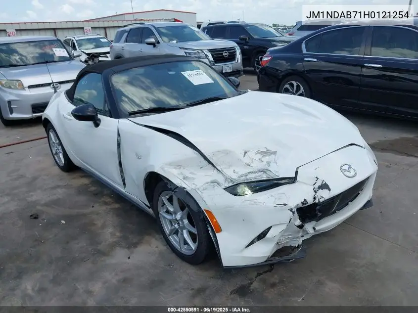 2017 Mazda Mx-5 Miata Sport VIN: JM1NDAB71H0121254 Lot: 42550591