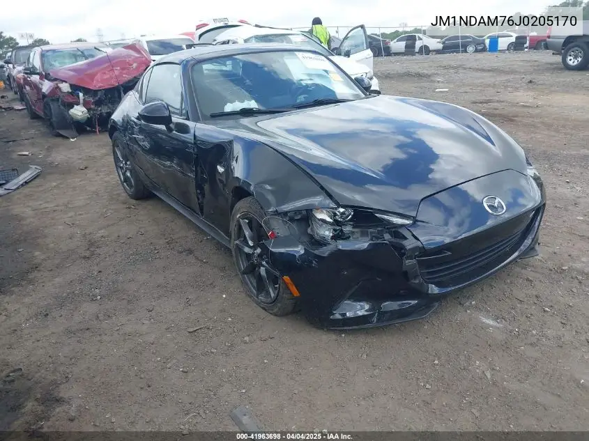 2018 Mazda Mx-5 Miata Rf Grand Touring VIN: JM1NDAM76J0205170 Lot: 41963698