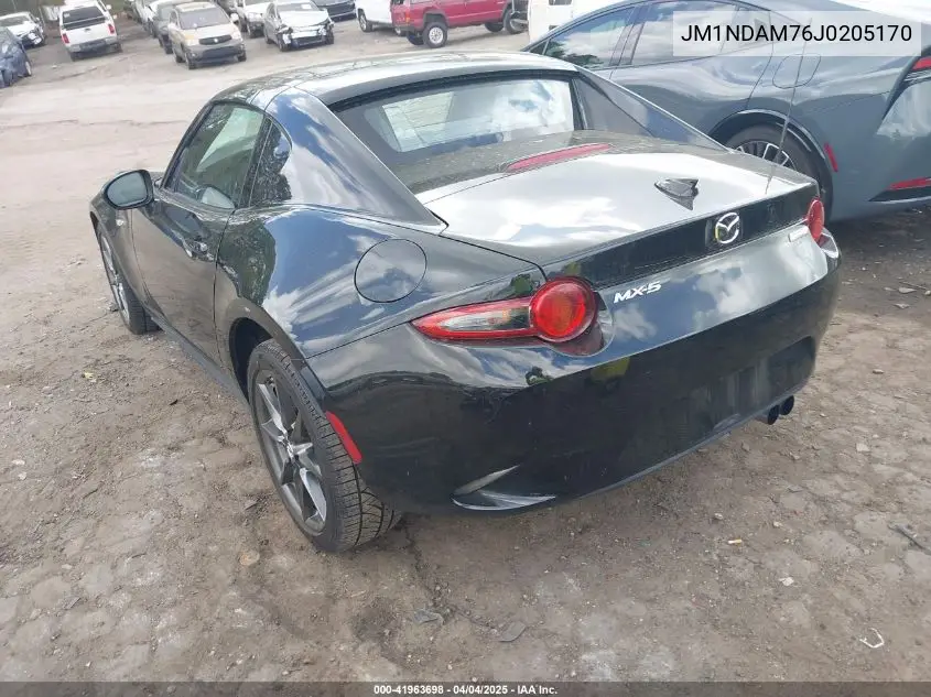 2018 Mazda Mx-5 Miata Rf Grand Touring VIN: JM1NDAM76J0205170 Lot: 41963698