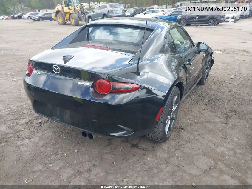 2018 Mazda Mx-5 Miata Rf Grand Touring VIN: JM1NDAM76J0205170 Lot: 41963698