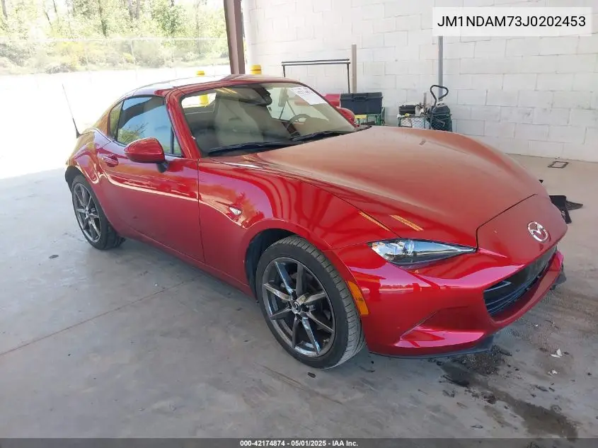 2018 Mazda Mx-5 Miata Rf Grand Touring VIN: JM1NDAM73J0202453 Lot: 42174874