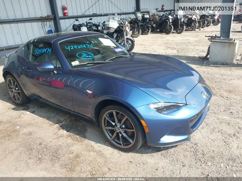 2018 Mazda Mx-5 Miata Rf Grand Touring VIN: JM1NDAM71J0201351 Lot: 42401474