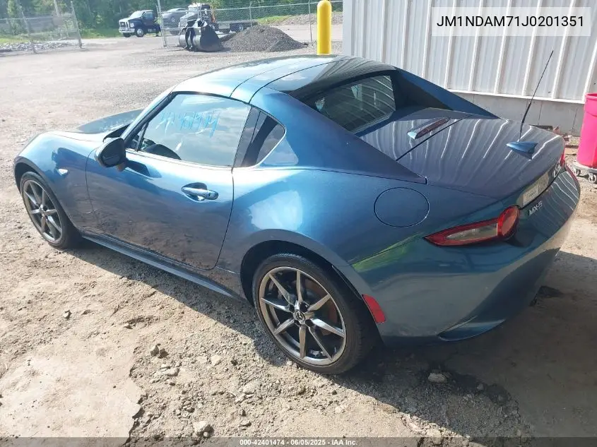 2018 Mazda Mx-5 Miata Rf Grand Touring VIN: JM1NDAM71J0201351 Lot: 42401474