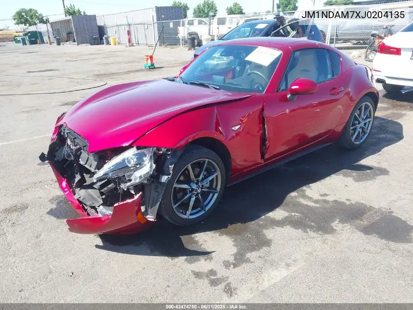 2018 Mazda Mx-5 Miata Rf Grand Touring VIN: JM1NDAM7XJ0204135 Lot: 42474750