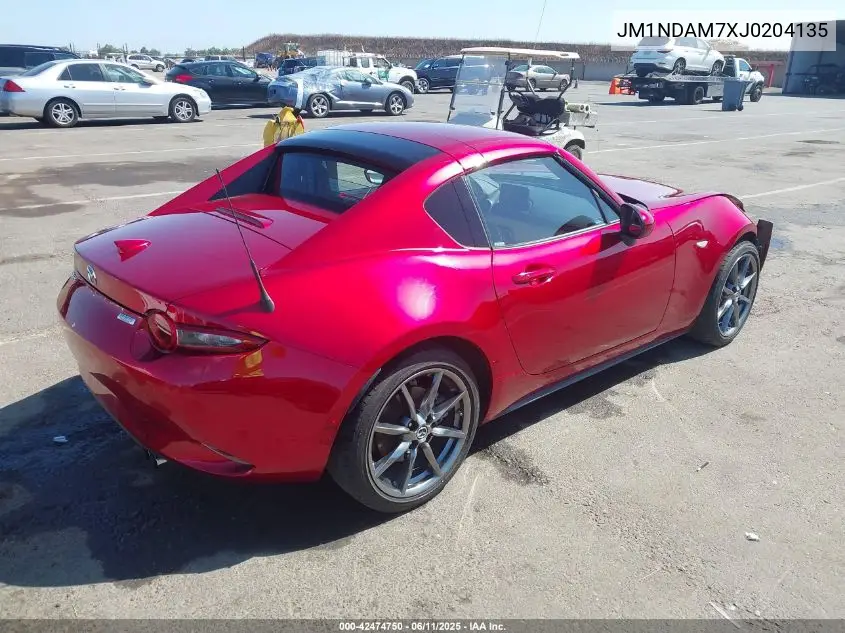 2018 Mazda Mx-5 Miata Rf Grand Touring VIN: JM1NDAM7XJ0204135 Lot: 42474750