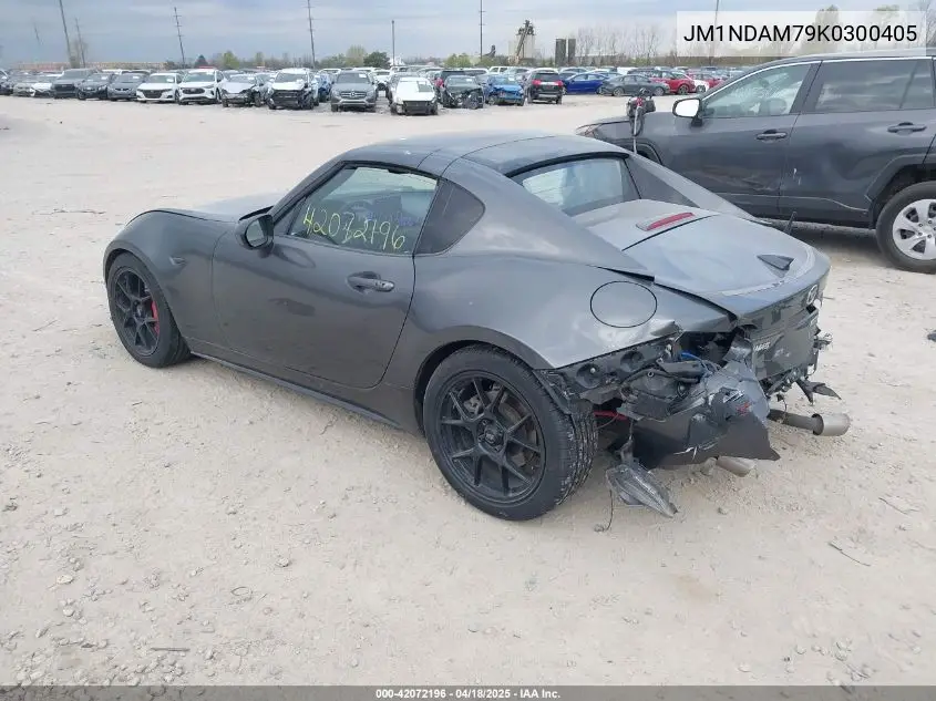 2019 Mazda Mx-5 Miata Rf Grand Touring VIN: JM1NDAM79K0300405 Lot: 42072196