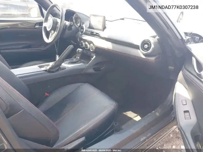 2019 Mazda Mx-5 Miata Grand Touring VIN: JM1NDAD77K0307238 Lot: 42451929