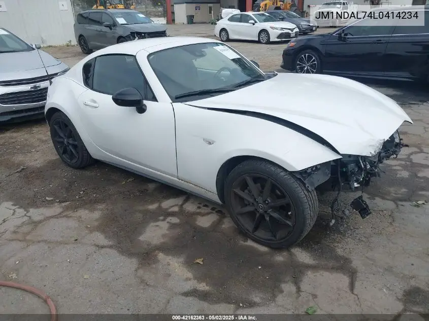 2020 Mazda Mx-5 Miata Rf Club VIN: JM1NDAL74L0414234 Lot: 42162363